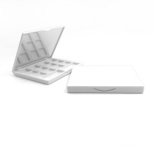 1.2g*12 Colors New Design Plastic Eye Shadow Palette Empty Customized Container with Mirror for Cosmetic Packaging